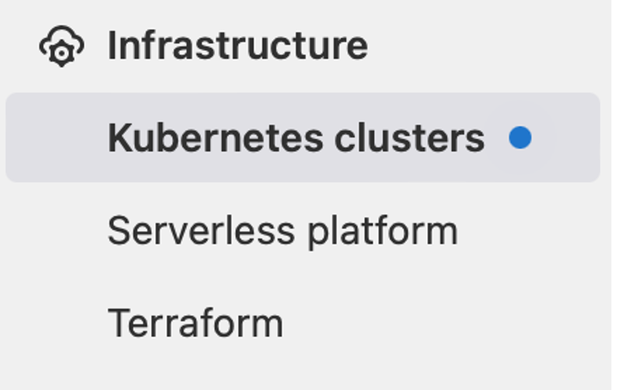 Infrastructure Settings